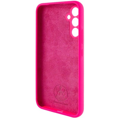 Чохол Silicone Cover Lakshmi Full Camera (AAA) для Samsung Galaxy A35 Рожевий / Barbie pink