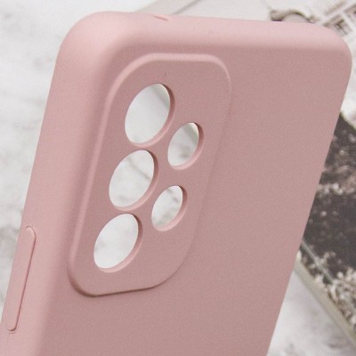 Чохол Silicone Cover Lakshmi Full Camera (AAA) для Samsung Galaxy A52 4G / A52 5G / A52s Рожевий / Pink Sand