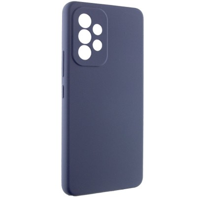 Чохол Silicone Cover Lakshmi Full Camera (AAA) для Samsung Galaxy A52 4G / A52 5G / A52s Темно-синій / Midnight blue