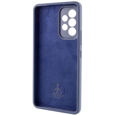Чохол Silicone Cover Lakshmi Full Camera (AAA) для Samsung Galaxy A52 4G / A52 5G / A52s Темно-синій / Midnight blue