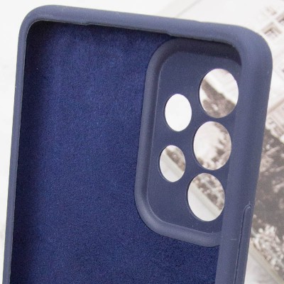 Чохол Silicone Cover Lakshmi Full Camera (AAA) для Samsung Galaxy A52 4G / A52 5G / A52s Темно-синій / Midnight blue