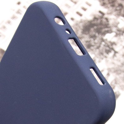 Чохол Silicone Cover Lakshmi Full Camera (AAA) для Samsung Galaxy M14 5G Темно-синій / Midnight blue