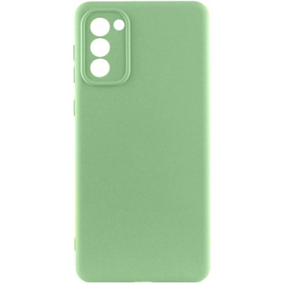 Чохол Silicone Cover Lakshmi Full Camera (AAA) для Samsung Galaxy S20 FE М'ятний / Mint