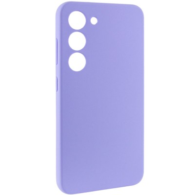 Чохол Silicone Cover Lakshmi Full Camera (AAA) для Samsung Galaxy S23 Бузковий / Dasheen