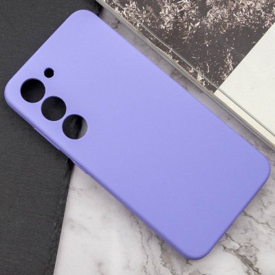 Чохол Silicone Cover Lakshmi Full Camera (AAA) для Samsung Galaxy S23 Бузковий / Dasheen