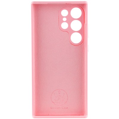 Чохол Silicone Cover Lakshmi Full Camera (AAA) для Samsung Galaxy S24 Ultra Рожевий / Light pink