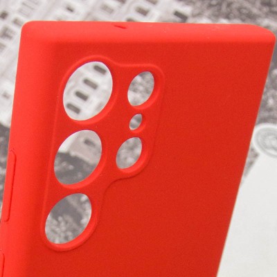 Чохол Silicone Cover Lakshmi Full Camera (AAA) для Samsung Galaxy S24 Ultra Червоний / Red