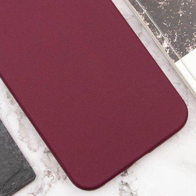 Чохол Silicone Cover Lakshmi Full Camera (AAA) для Xiaomi Redmi 12 Бордовий / Plum