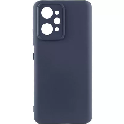 Чохол Silicone Cover Lakshmi Full Camera (AAA) для Xiaomi Redmi 12 Темно-синій / Midnight blue