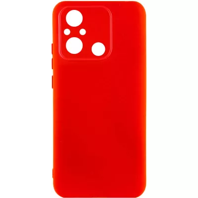 Чохол Silicone Cover Lakshmi Full Camera (AAA) для Xiaomi Redmi 12C Червоний / Red