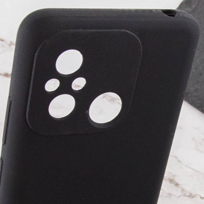 Чохол Silicone Cover Lakshmi Full Camera (AAA) для Xiaomi Redmi 12C Чорний / Black