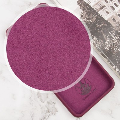 Чохол Silicone Cover Lakshmi Full Camera (AAA) для Xiaomi Redmi 13C / Poco C65 Бордовий / Plum
