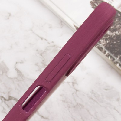 Чохол Silicone Cover Lakshmi Full Camera (AAA) для Xiaomi Redmi 13C / Poco C65 Бордовий / Plum