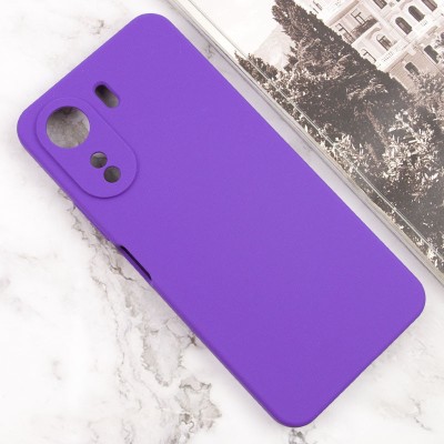 Чохол Silicone Cover Lakshmi Full Camera (AAA) для Xiaomi Redmi 13C / Poco C65 Фіолетовий / Amethyst