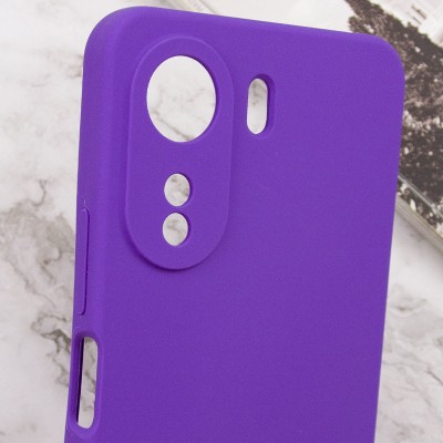 Чохол Silicone Cover Lakshmi Full Camera (AAA) для Xiaomi Redmi 13C / Poco C65 Фіолетовий / Amethyst