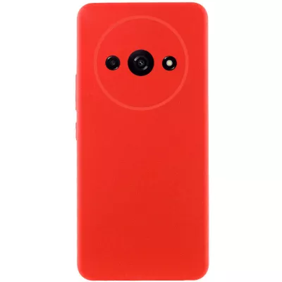 Чохол Silicone Cover Lakshmi Full Camera (AAA) для Xiaomi Redmi A3 Червоний / Red