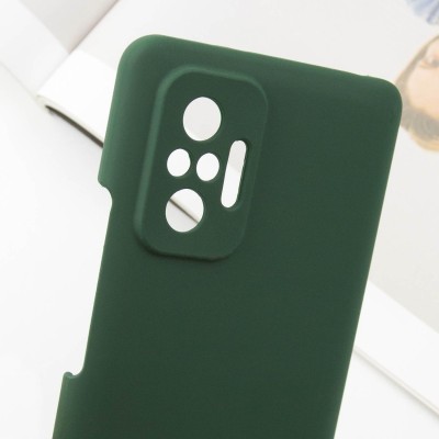 Чохол Silicone Cover Lakshmi Full Camera (AAA) для Xiaomi Redmi Note 10 Pro / 10 Pro Max Зелений / Cyprus Green