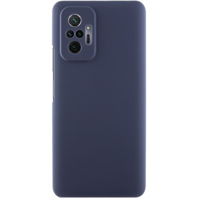 Чохол Silicone Cover Lakshmi Full Camera (AAA) для Xiaomi Redmi Note 10 Pro / 10 Pro Max Темно-синій / Midnight blue