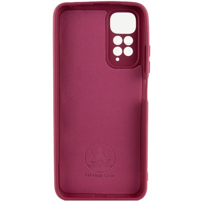 Чохол Silicone Cover Lakshmi Full Camera (AAA) для Xiaomi Redmi Note 11 Pro 4G/5G / 12 Pro 4G Бордовий / Plum