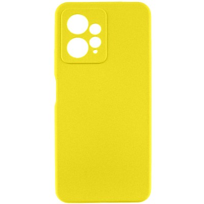 Чохол Silicone Cover Lakshmi Full Camera (AAA) для Xiaomi Redmi Note 12 4G Жовтий / Yellow