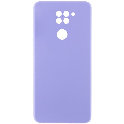 Чохол Silicone Cover Lakshmi Full Camera (AAA) для Xiaomi Redmi Note 9 / Redmi 10X Бузковий / Dasheen