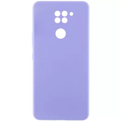 Чохол Silicone Cover Lakshmi Full Camera (AAA) для Xiaomi Redmi Note 9 / Redmi 10X Бузковий / Dasheen