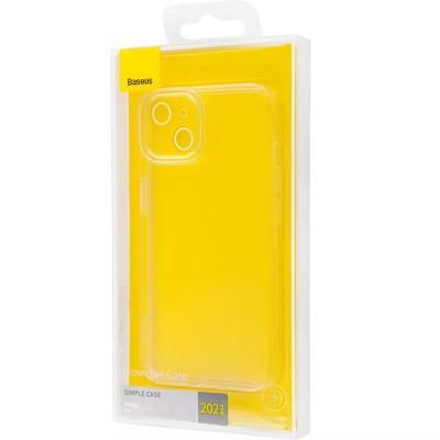 Чохол TPU Baseus Simple для Apple iPhone 14 (6.1") Прозорий