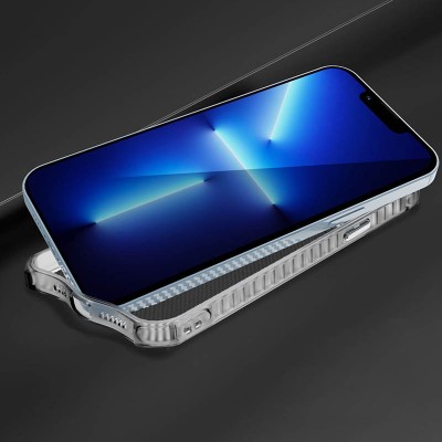 Чохол TPU Ease Carbon color series для Apple iPhone 13 Pro Max (6.7") Чорний / Прозорий