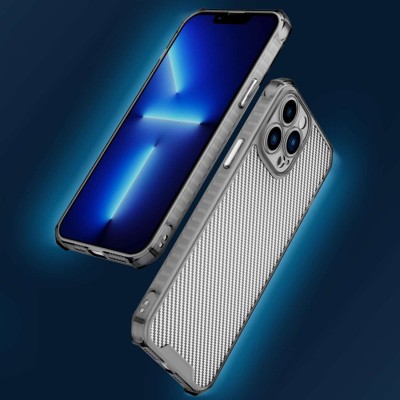 Чохол TPU Ease Carbon color series для Apple iPhone 13 Pro Max (6.7") Чорний / Прозорий