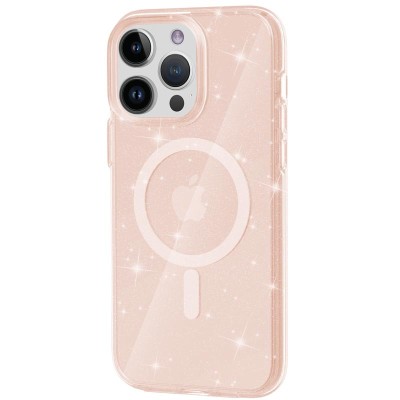 Чохол TPU Galaxy Sparkle (MagFit) для Apple iPhone 12 Pro Max (6.7") Gold+Glitter Чохол TPU Galaxy Sparkle (MagFit) для Apple iPhone 12 Pro Max (6.7") Gold+Glitter