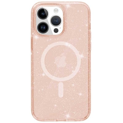 Чохол TPU Galaxy Sparkle (MagFit) для Apple iPhone 12 Pro Max (6.7") Gold+Glitter Чохол TPU Galaxy Sparkle (MagFit) для Apple iPhone 12 Pro Max (6.7") Gold+Glitter