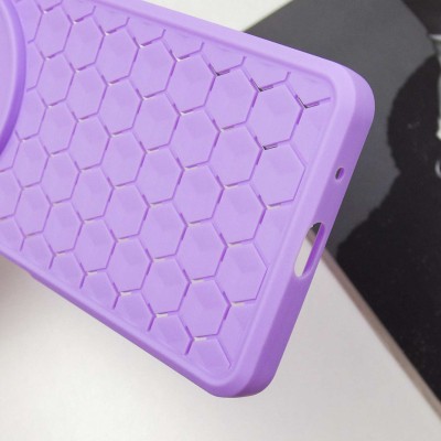 Чохол TPU Honeycomb для Xiaomi Redmi A3 Бузковий / Dasheen Чохол TPU Honeycomb для Xiaomi Redmi A3 Бузковий / Dasheen