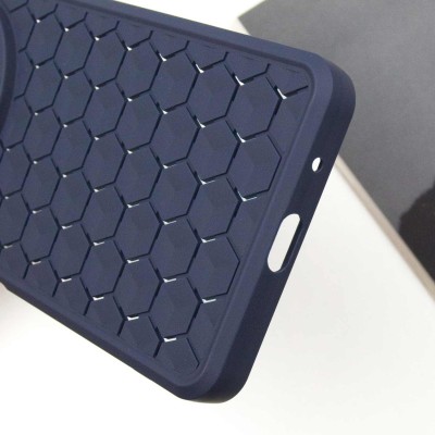 Чохол TPU Honeycomb для Xiaomi Redmi A3 Темно-синій / Midnight blue Чохол TPU Honeycomb для Xiaomi Redmi A3 Темно-синій / Midnight blue
