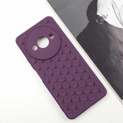 Чохол TPU Honeycomb для Xiaomi Redmi A3 Фіолетовий / Dark Purple
