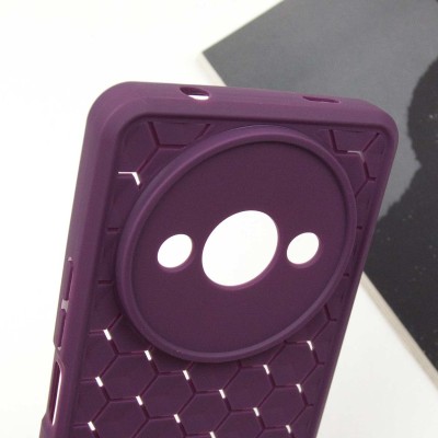 Чохол TPU Honeycomb для Xiaomi Redmi A3 Фіолетовий / Dark Purple