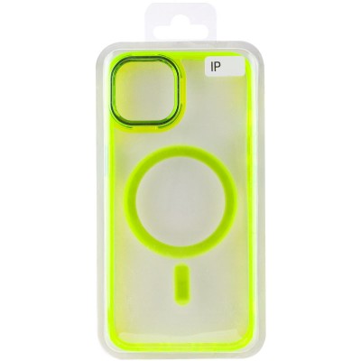 Чохол TPU Iris with MagSafe для Apple iPhone 12 Pro Max (6.7") Жовтий