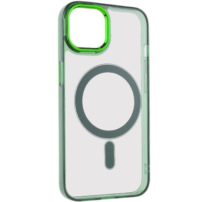 Чохол TPU Iris with MagSafe для Apple iPhone 12 Pro Max (6.7") Зелений