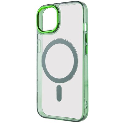Чохол TPU Iris with MagSafe для Apple iPhone 12 Pro Max (6.7") Зелений