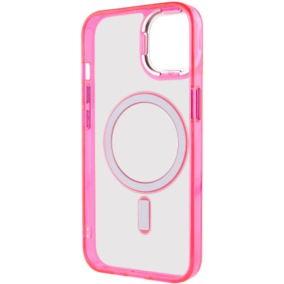 Чохол TPU Iris with MagSafe для Apple iPhone 12 Pro Max (6.7") Малиновий