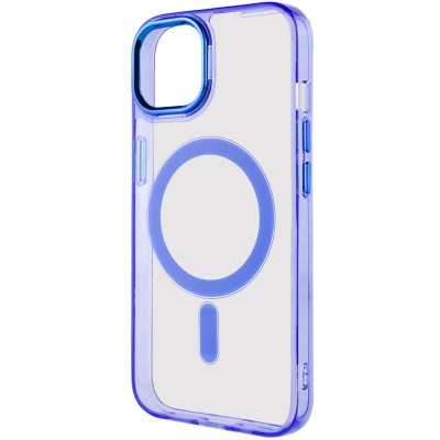 Чохол TPU Iris with MagSafe для Apple iPhone 12 Pro Max (6.7") Синій