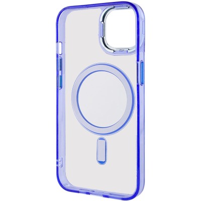 Чохол TPU Iris with MagSafe для Apple iPhone 12 Pro Max (6.7") Синій