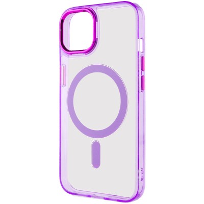 Чохол TPU Iris with MagSafe для Apple iPhone 12 Pro Max (6.7") Фіолетовий
