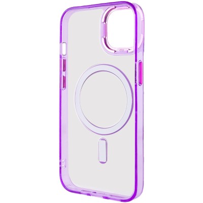 Чохол TPU Iris with MagSafe для Apple iPhone 12 Pro Max (6.7") Фіолетовий