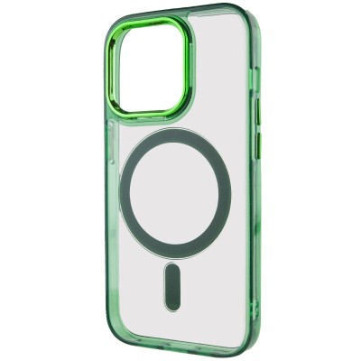 Чохол TPU Iris with MagSafe для Apple iPhone 13 Pro (6.1") Зелений Чохол TPU Iris with MagSafe для Apple iPhone 13 Pro (6.1") Зелений