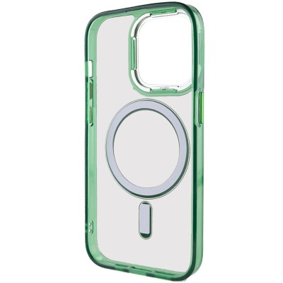 Чохол TPU Iris with MagSafe для Apple iPhone 13 Pro (6.1") Зелений Чохол TPU Iris with MagSafe для Apple iPhone 13 Pro (6.1") Зелений