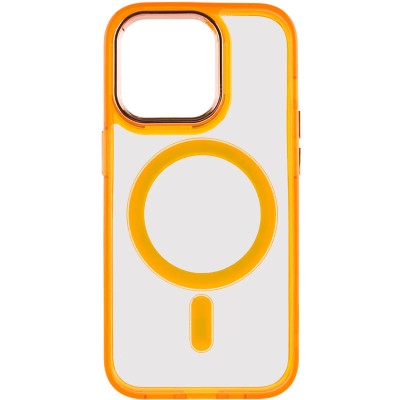 Чохол TPU Iris with MagSafe для Apple iPhone 13 Pro (6.1") Помаранчевий