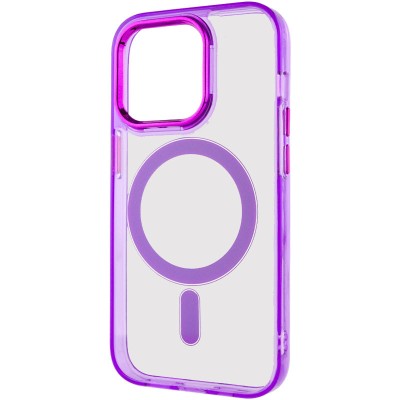 Чохол TPU Iris with MagSafe для Apple iPhone 13 Pro (6.1") Фіолетовий