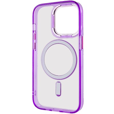Чохол TPU Iris with MagSafe для Apple iPhone 13 Pro (6.1") Фіолетовий