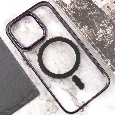 Чохол TPU Iris with MagSafe для Apple iPhone 13 Pro (6.1") Чорний