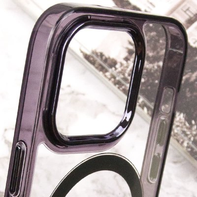 Чохол TPU Iris with MagSafe для Apple iPhone 13 Pro (6.1") Чорний